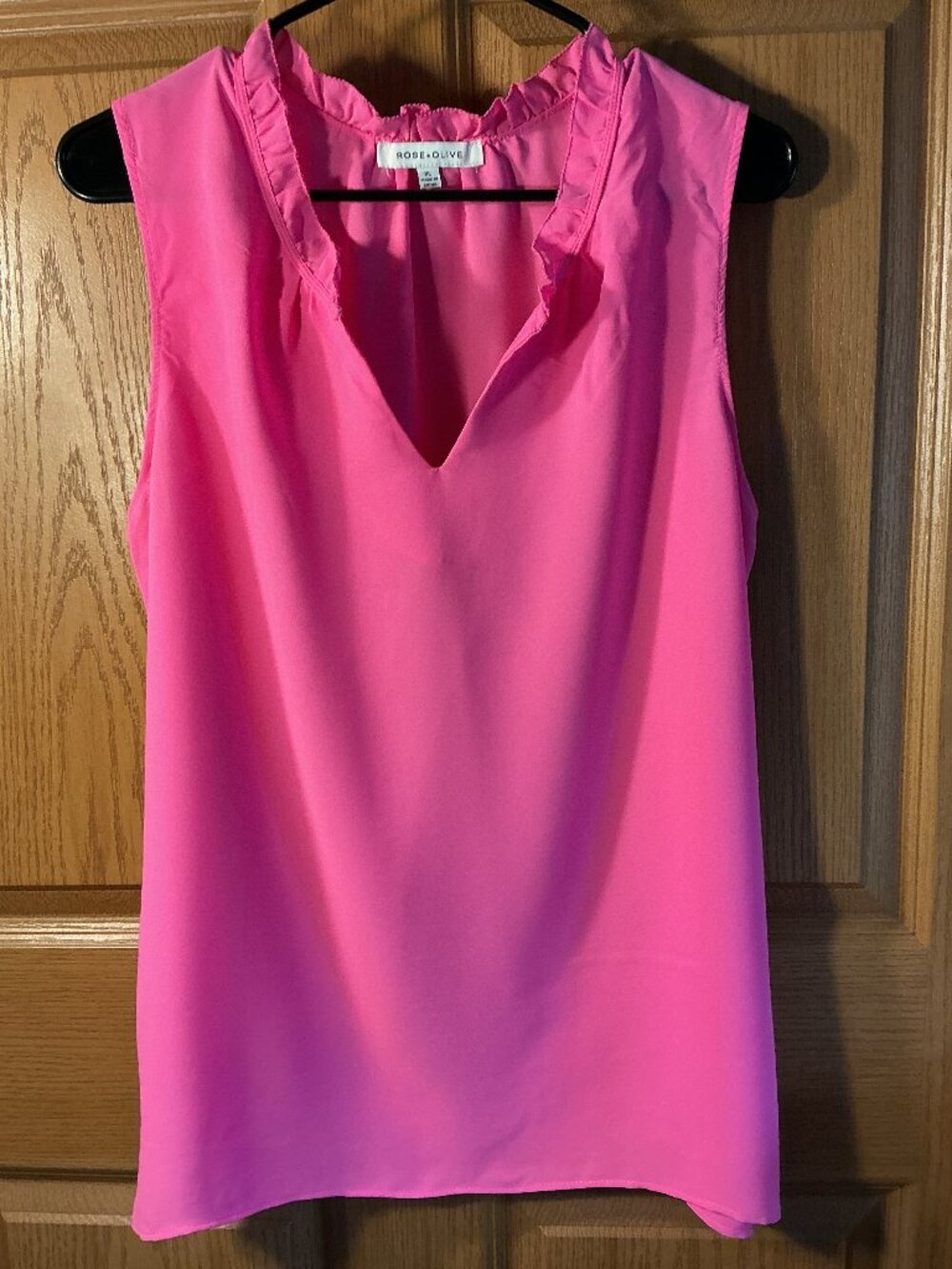 Rose & Olive Sleeveless Blouse